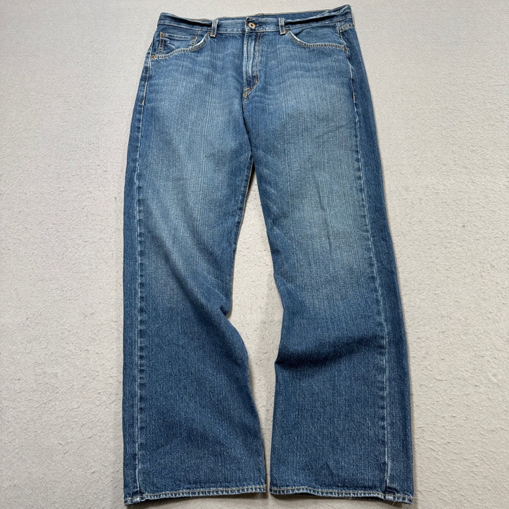 Ralph Lauren Jeans Men's 36x30 Blue Denim Straight Leg Relaxed Fit Classic Retro